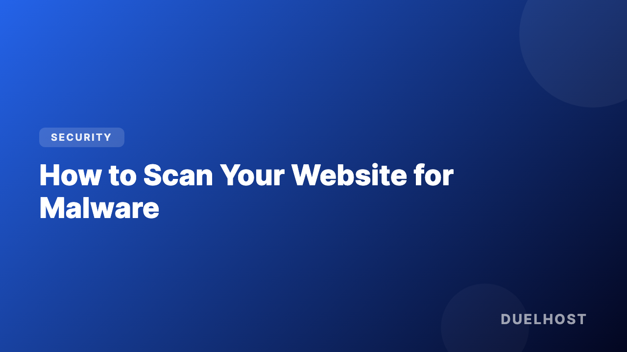 How to scan your website for malware